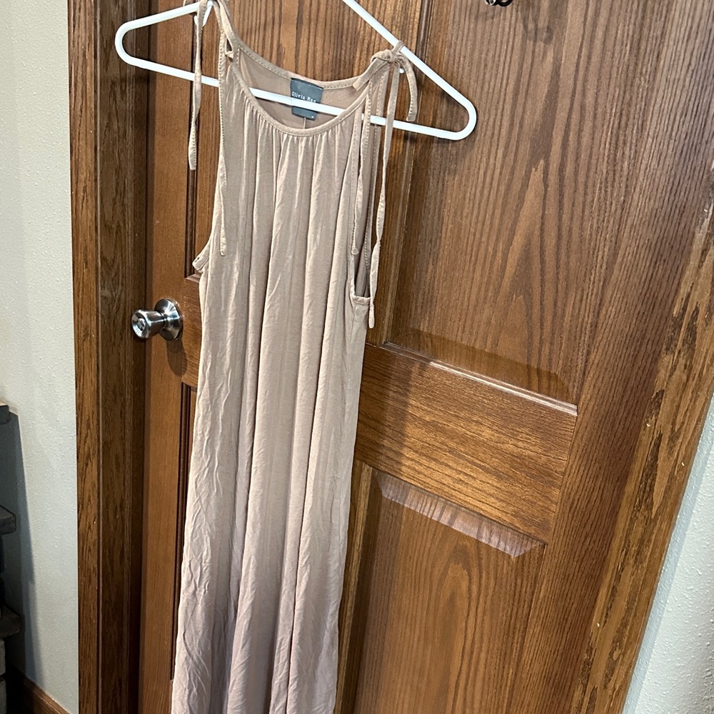 Olivia Rae Tan High Low Dress